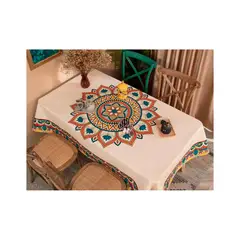 GENERICO - Mantel Anti-manchas Rectangular 220cm Y Redondo 180cm