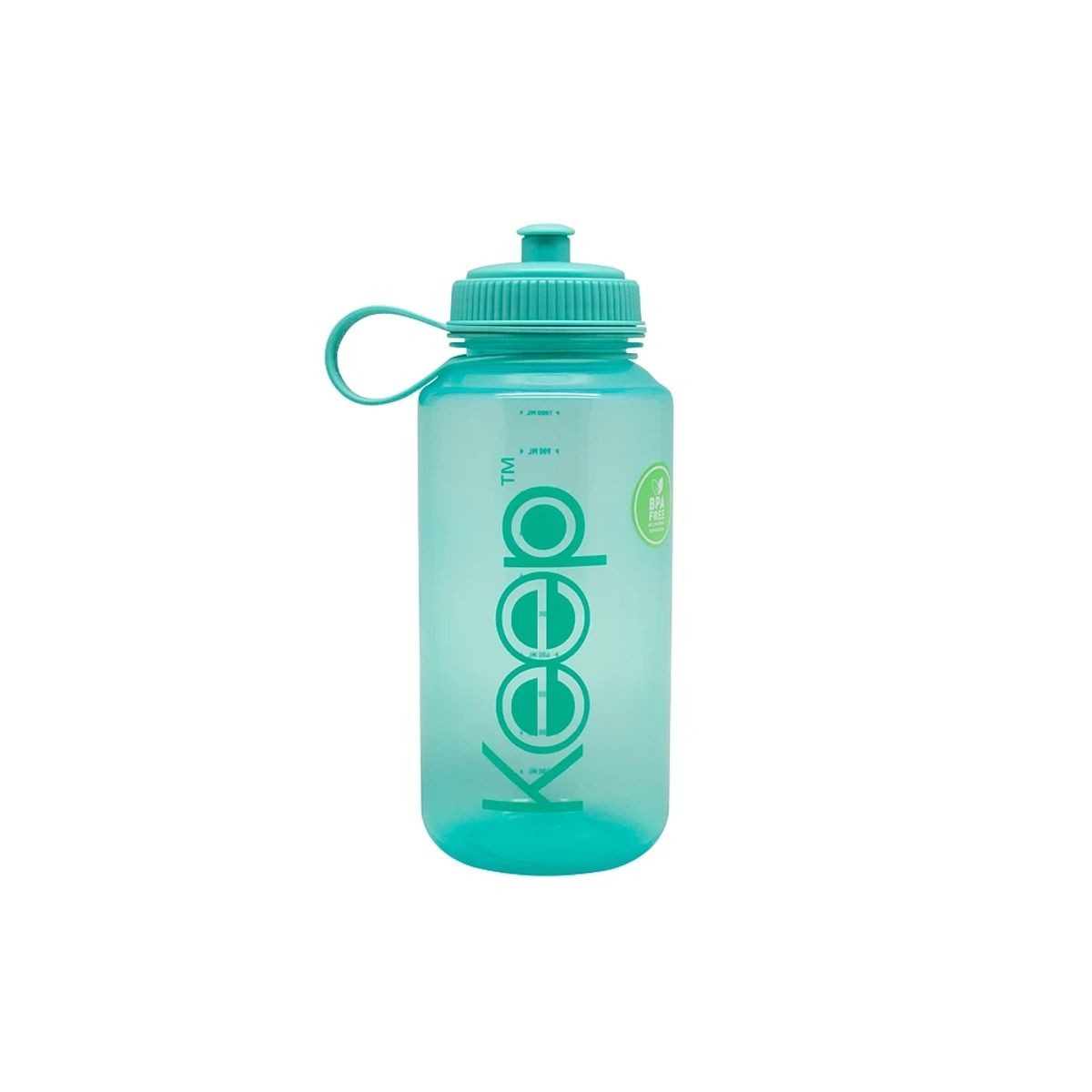 KEEP - Botella De Agua Keep 1 Litro Deportiva Turquesa