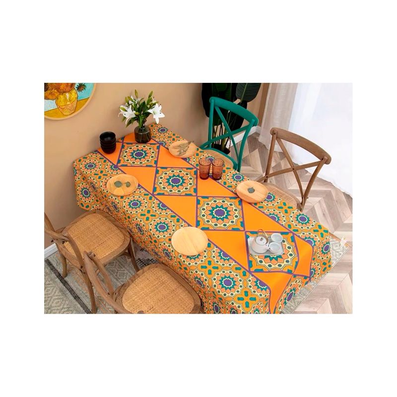 GENERICO - Mantel Anti-manchas Rectangular 220cm Y Redondo 180cm