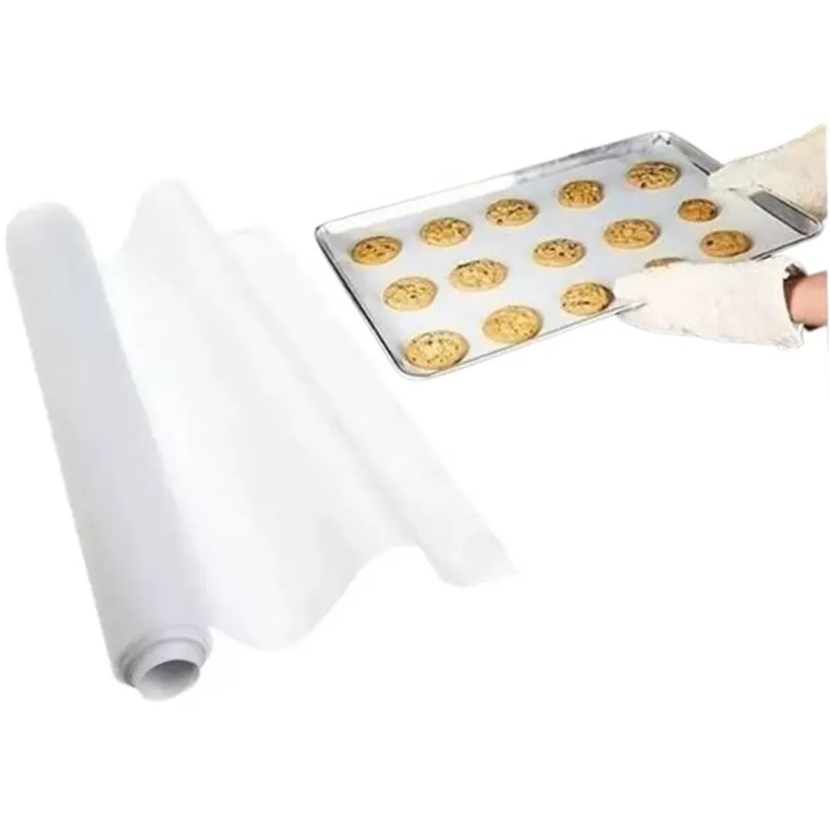 GENERICO - Papel Mantequilla 10 Mts Reposteria Preparaciones Cocina