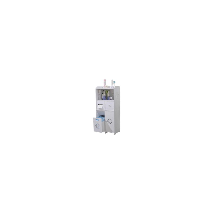 GENERICO - Estante Repisa Baño Dispensador De Papel Higiénico Muebles