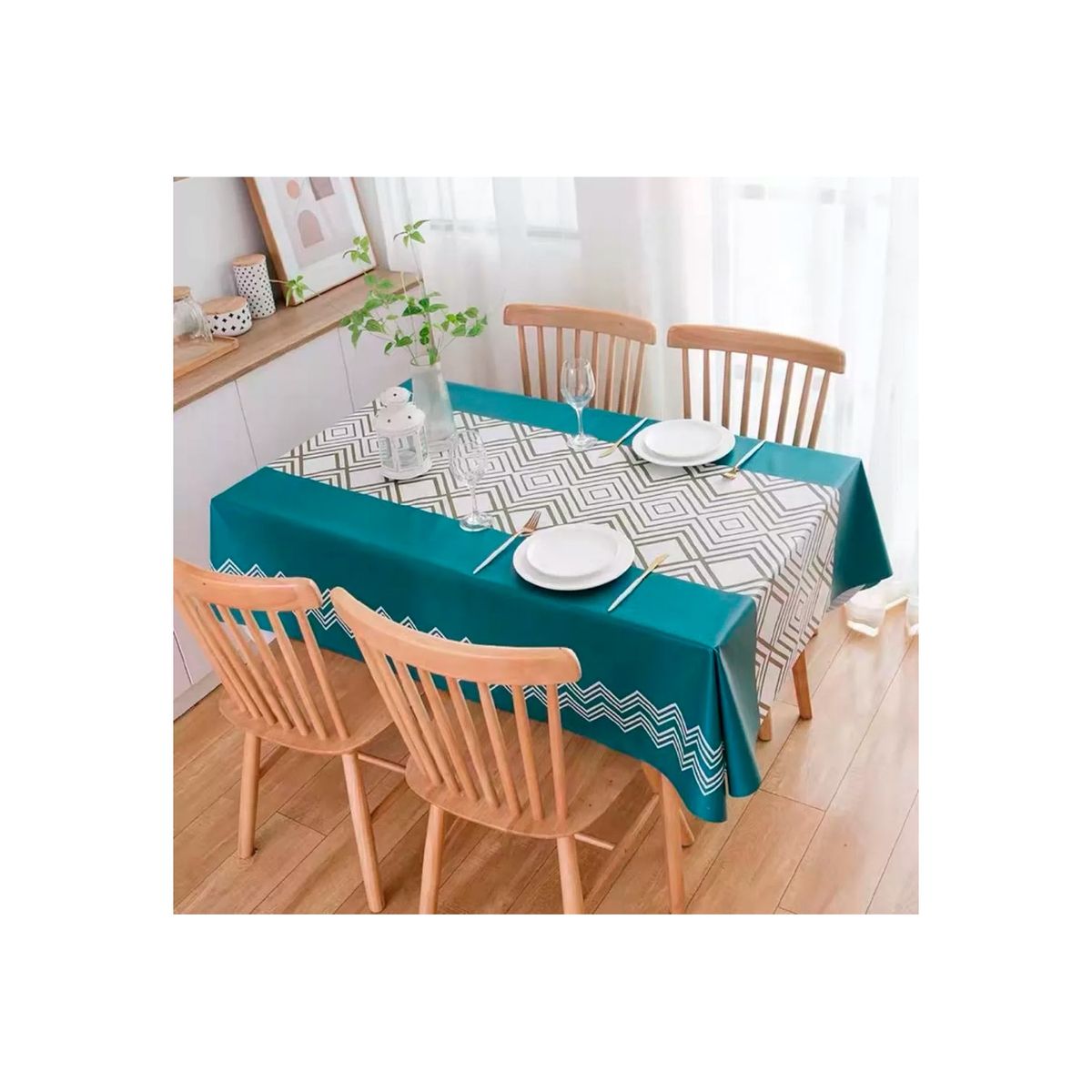 GENERICO - Mantel Anti-manchas Rectangular 220cm Y Redondo 180cm