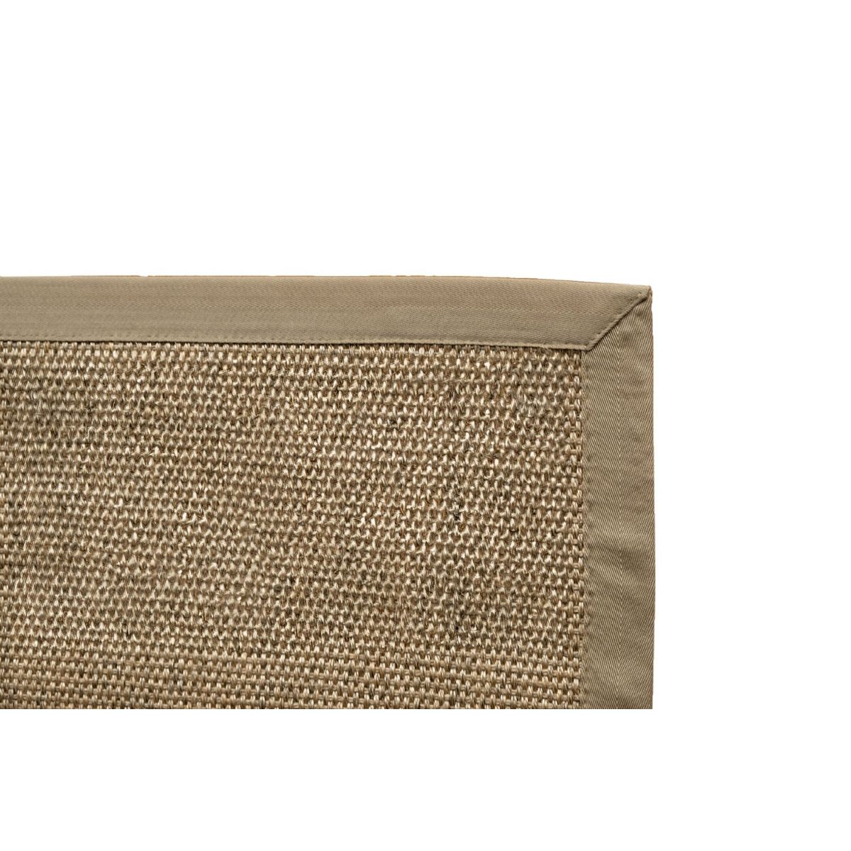GENERICO - Alfombra Sisal Natural Borde Beige 170x240 cm KF731