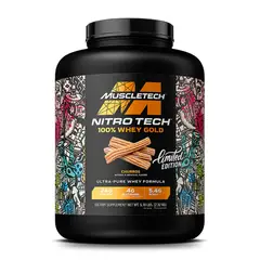 MUSCLETECH - NITRO TECH WHEY GOLD EDICIÓN LIMITADA 5 LBS CHURRO -