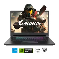 GIGABYTE - Notebook Gamer AORUS 15 Intel I5-12500H 8GB RAM 512GB SSD RTX 4050 6GB 360Hz