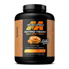 MUSCLETECH - NITRO WHEY GOLD EDICIÓN LIMITADA 5 LBS DULCE DE LECHE -