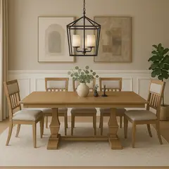 MSA MUEBLES SANTA ANA - Juego de Comedor 6 Personas Allegro