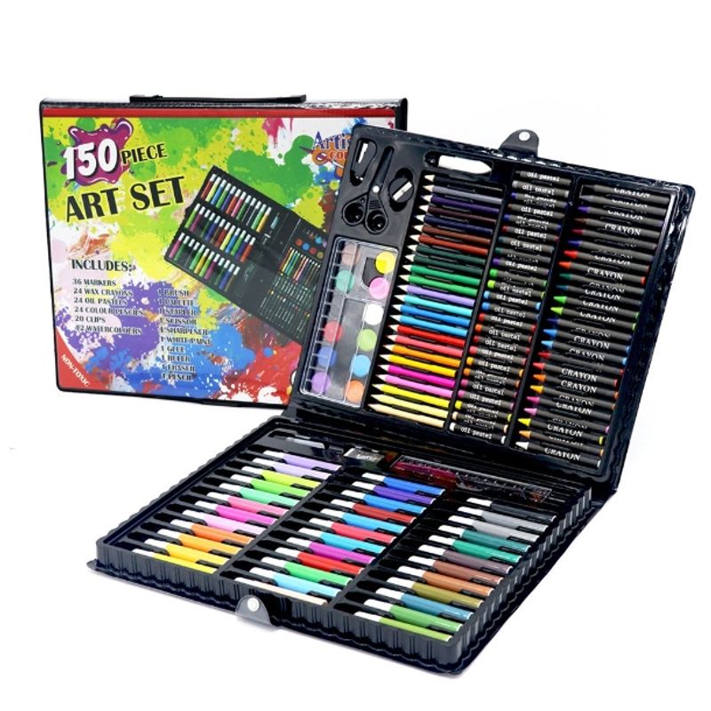 GENERICO - Kit De Arte Para Niños Juego De 150 Pz Con Estuche Portátil