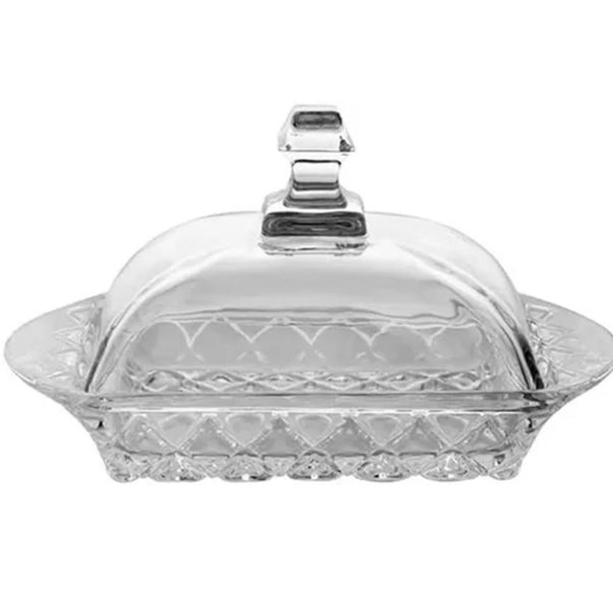 GENERICO - Mantequillera De Vidrio Rectangular