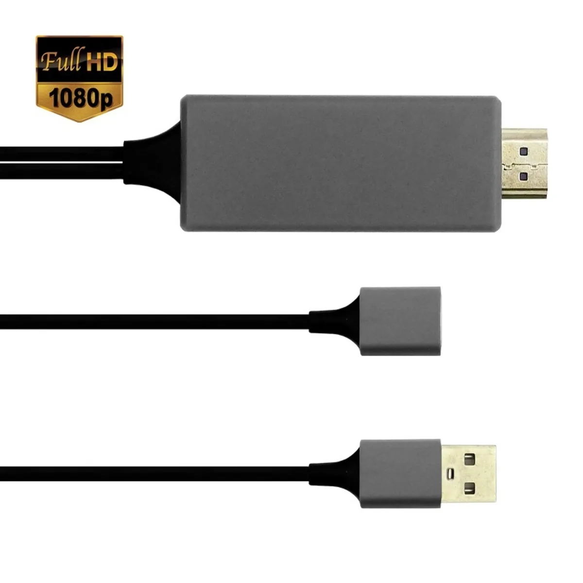 GENERICO - Cable HDTV MHL Universal Para Smartphone, De 2 Metros, USB 2.0