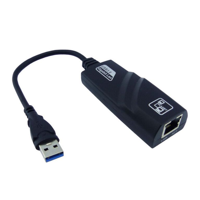 GENERICO Cable Adaptador De USB 3.0 A LAN RJ-45 De 10 a 1000 Mbps.