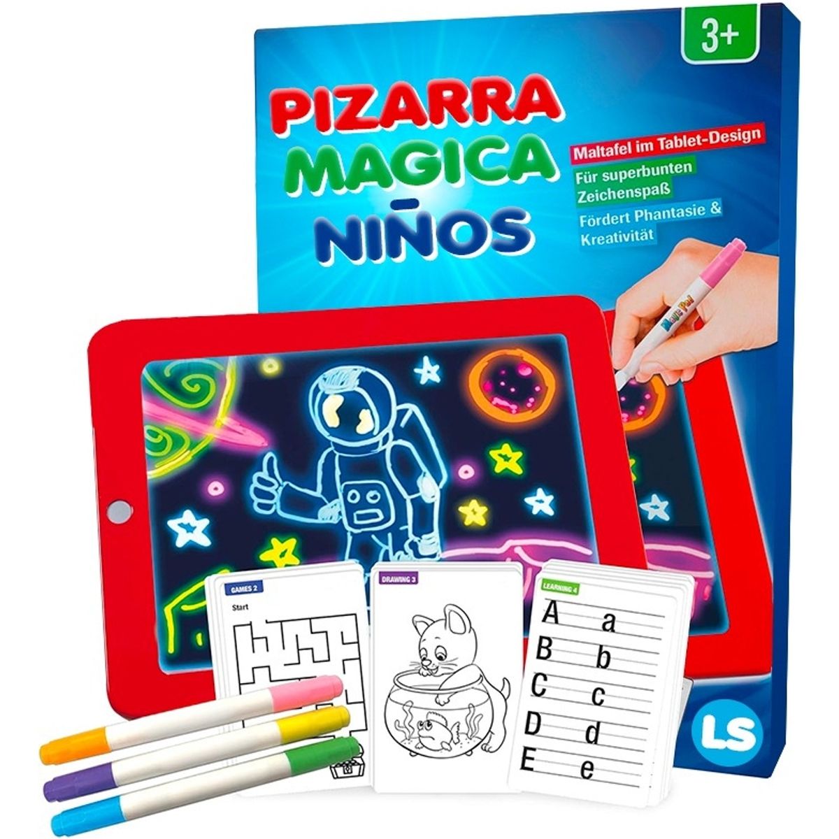 GENERICO - Pizarra Magica Deluxe Pizarras Magicas Pizarra Juguete