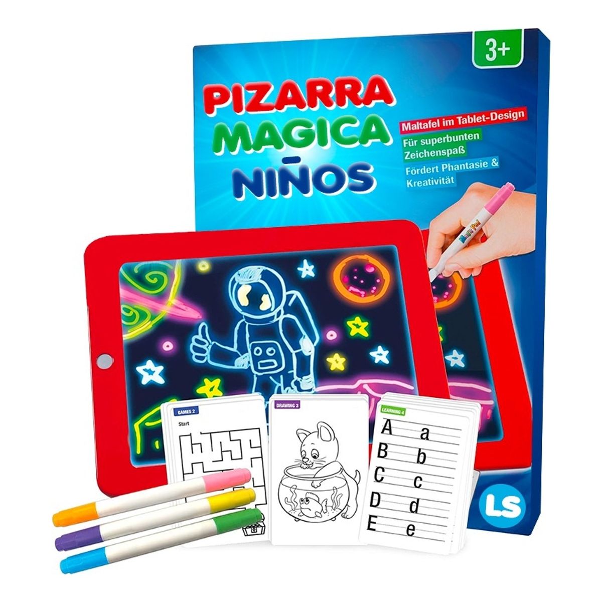 GENERICO - Pizarra Magica Deluxe Pizarras Magicas Pizarra Juguete