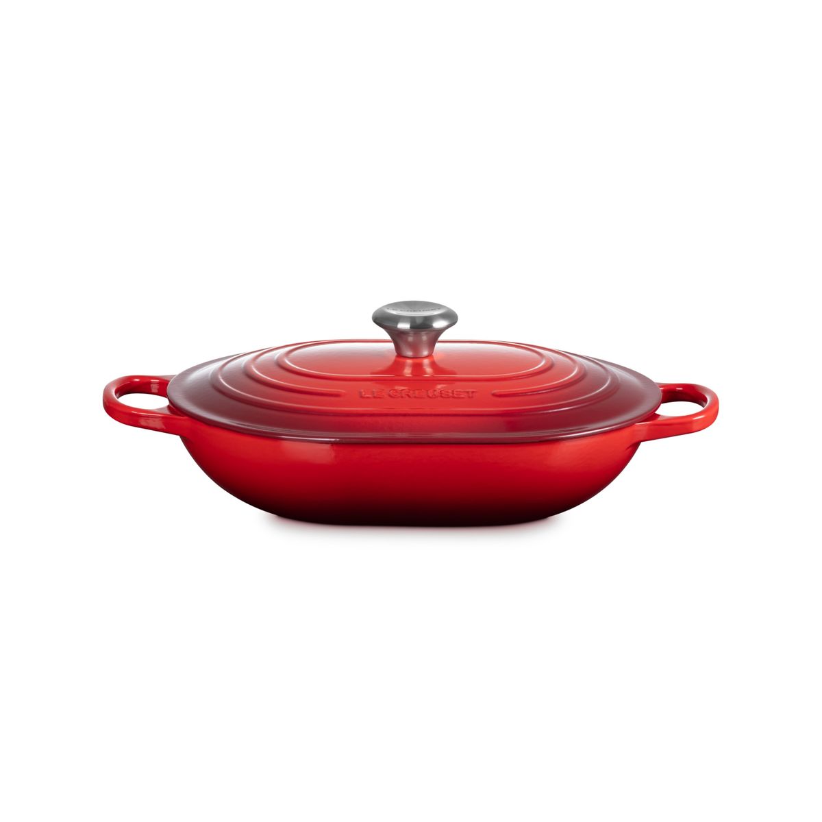 LE CREUSET - Le Creuset Cacerola Oblong 31cm Cereza Hierro