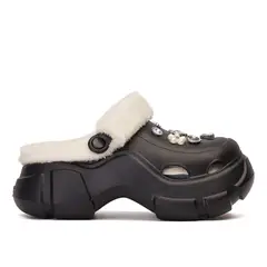 BOVINITA - Zueco Mujer Negro Litza Apóstol