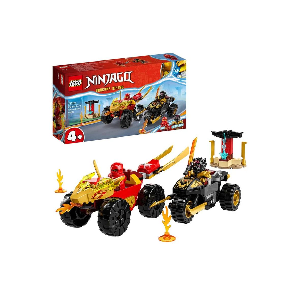 LEGO - LEGO Batalla En Auto Y Moto De Kai Y Ras - 71789