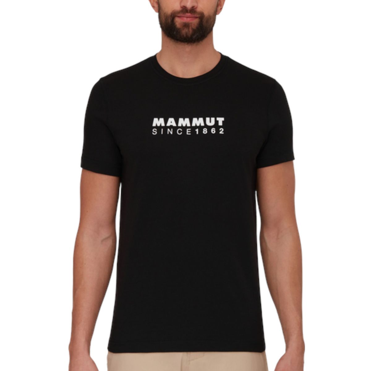 MAMMUT - Polera Core T-Shirt Logo Negro MAMMUT