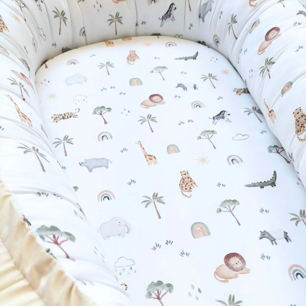 OLIVIA Y SAM - NIDO COLECHO REVERSIBLE JUNGLA