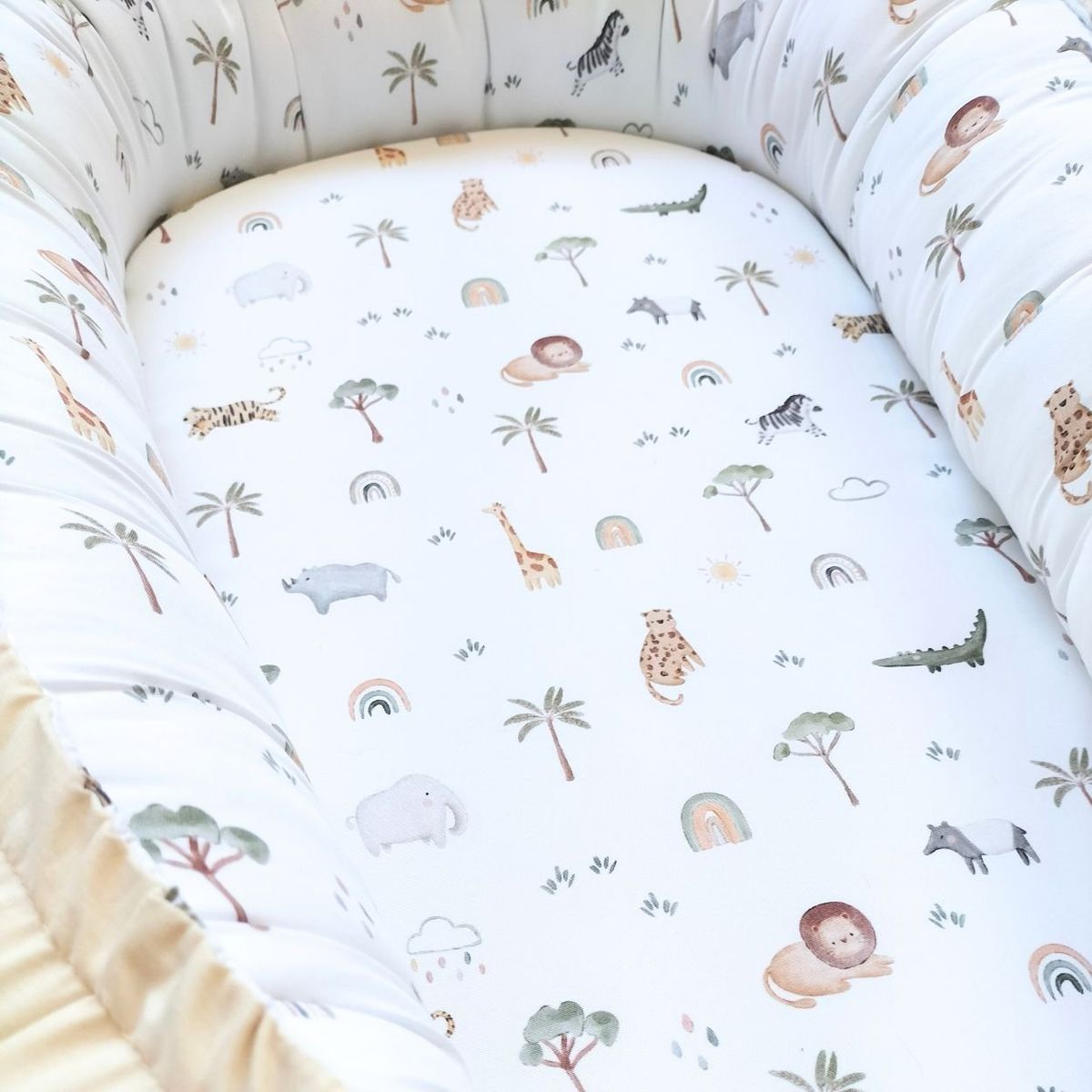 OLIVIA Y SAM - NIDO COLECHO REVERSIBLE JUNGLA