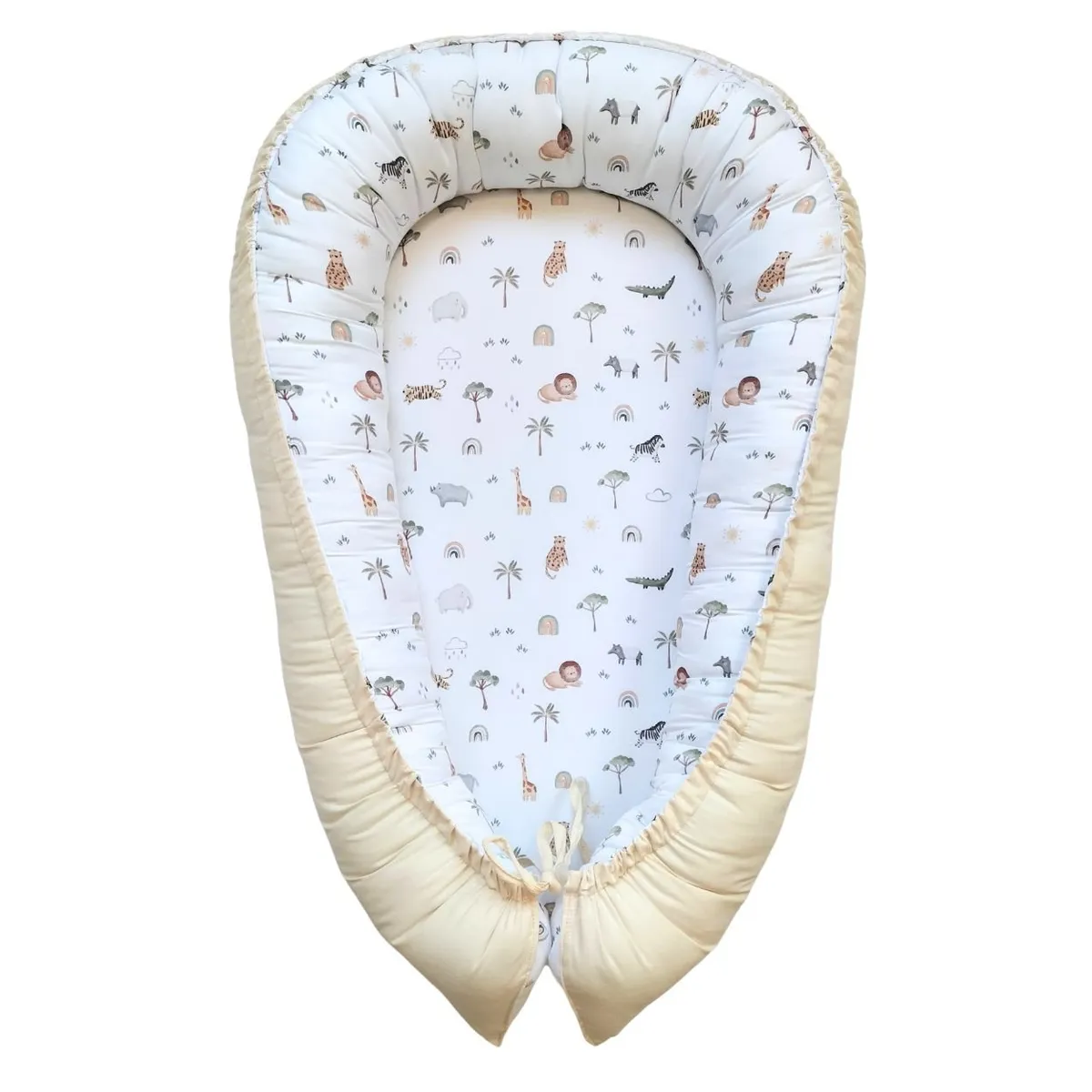 OLIVIA Y SAM - NIDO COLECHO REVERSIBLE JUNGLA