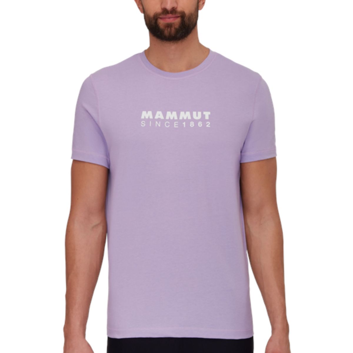 MAMMUT - Polera Core T-Shirt Logo Hombre Morado