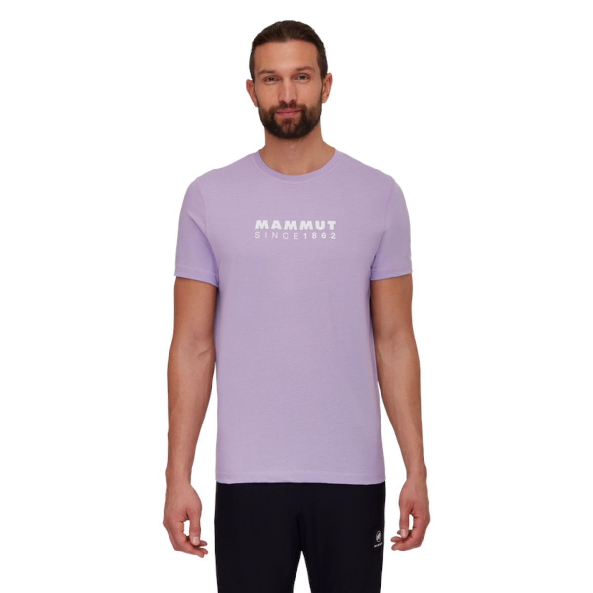 MAMMUT - Polera Core T-Shirt Logo Hombre Morado