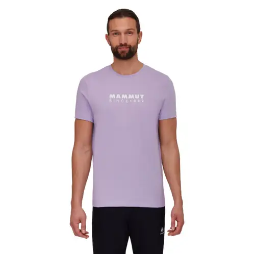 MAMMUT - Polera Core T-Shirt Logo Hombre Morado