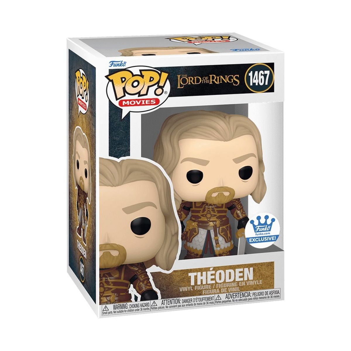 FUNKO - Funko Pop El Señor De Los Anillos Theoden 1467 Exclusivo