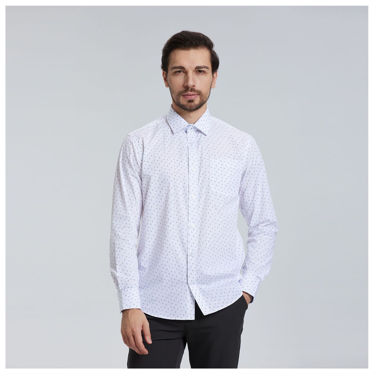 FASHION'S PARK - Camisa Premium Azul Fashion's Park