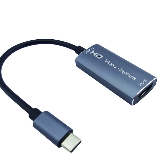 OEM - CAPTURADOR DE VIDEO HDTV HDMI CON CABLE TYPE-C 4K ULTRA HD