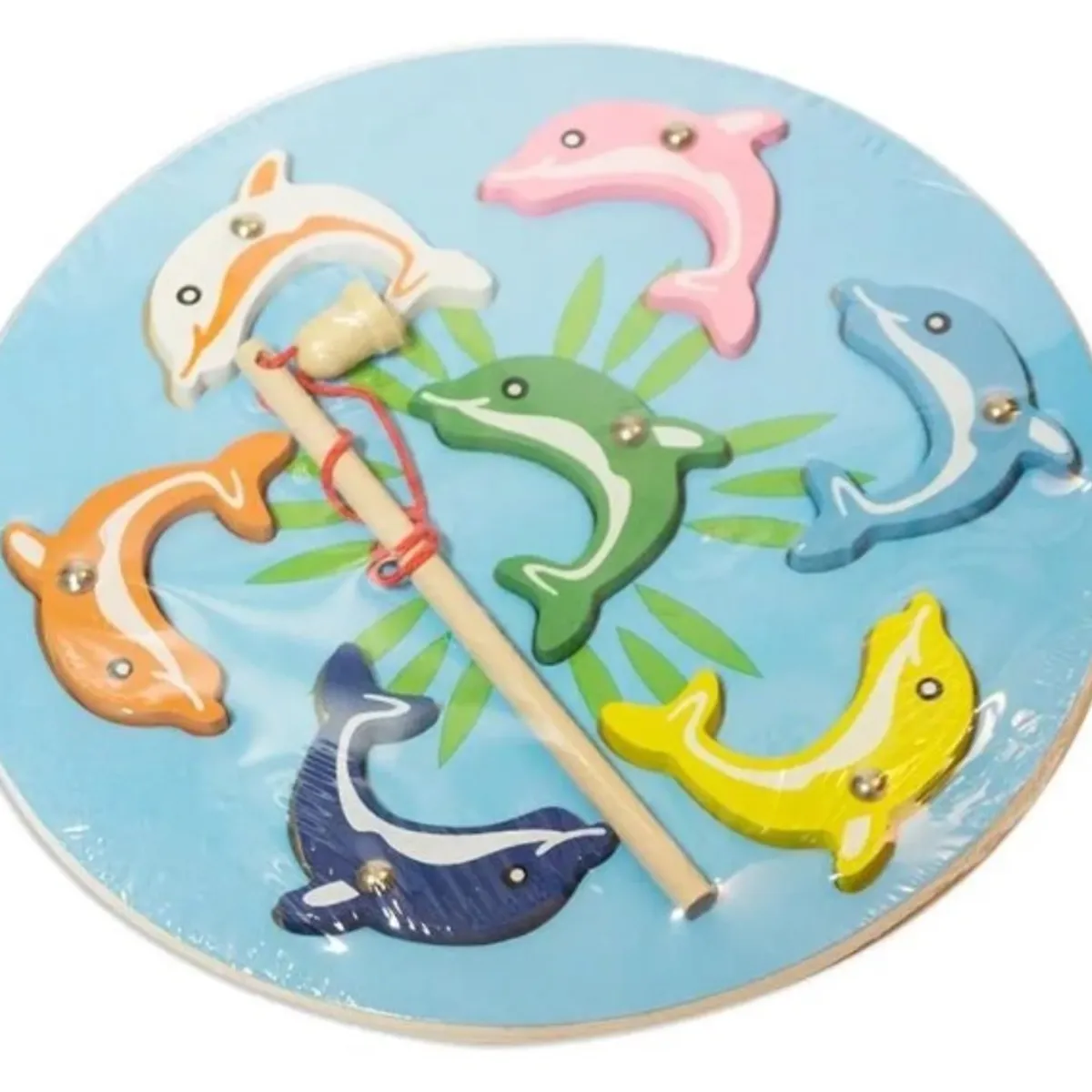 GENERICO - Pesca Milagrosa Redonda Montessori Juguete De Madera