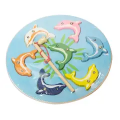 GENERICO - Pesca Milagrosa Redonda Montessori Juguete De Madera