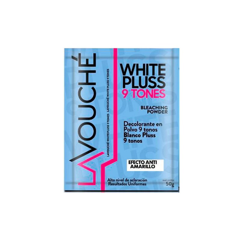 GENERICO - Polvo Decolorante White Plus 9 tonos 50g Lavouche  Efecto Anti Amarillo