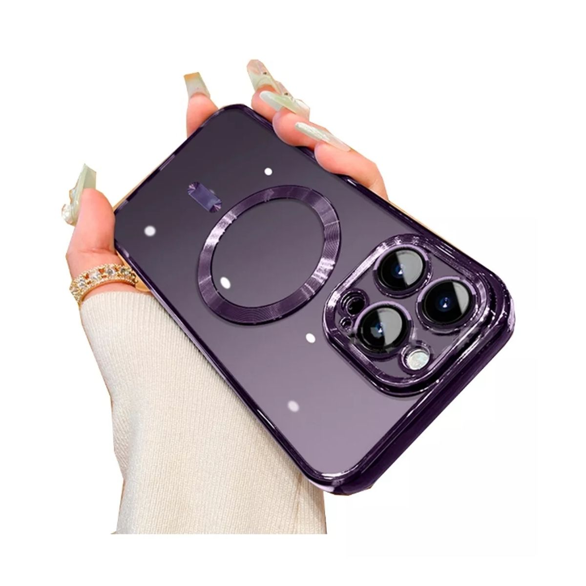 GENERICO - Carcasa Magsafe Protector De Camara Para iPhone 13 Pro
