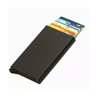 Porta Tarjetas O Tarjetero Aluminio Anticlonacion Rfid Popup