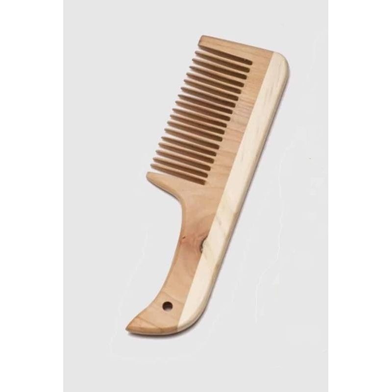 GENERICO - Peineta de Madera Cabello Liso