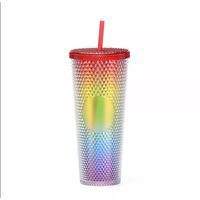 Vaso friocaliente con bombilla 700ml tipo starbucks