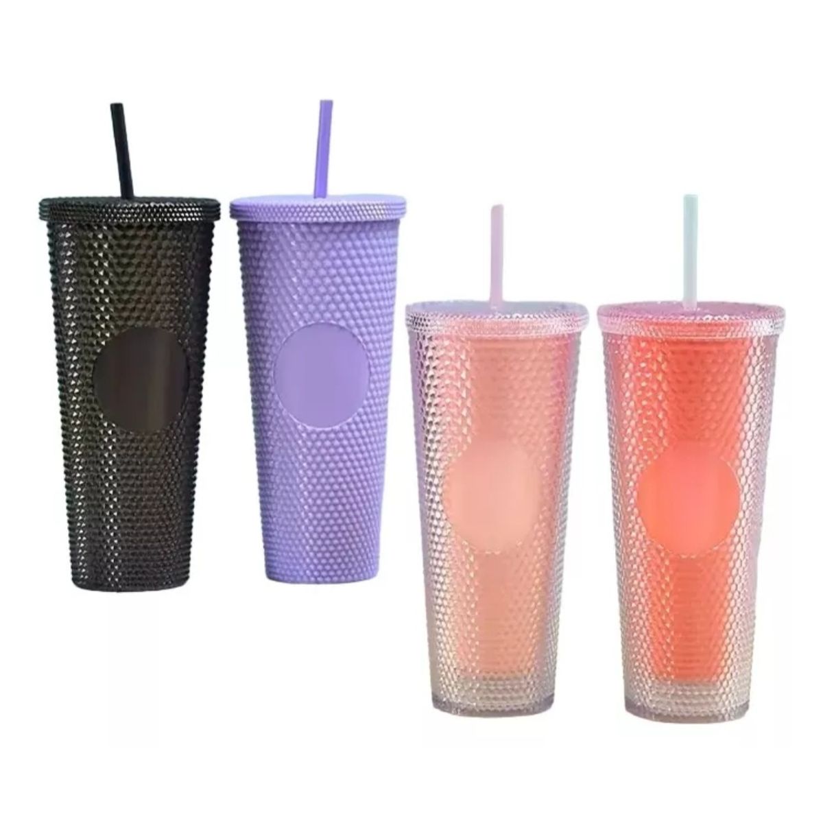 GENERICO - Vaso Fríocaliente Con Bombilla 700ml Tipo Starbucks