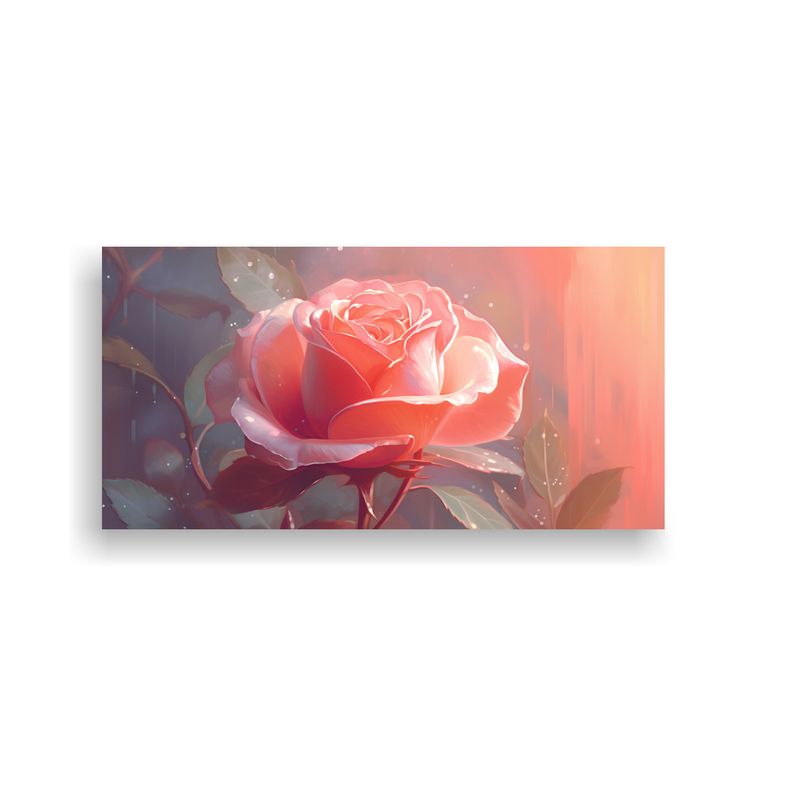GENERICO - Cuadro Animado Luminoso Con Imagen Delicada Arte De Decoraci 160x80cm