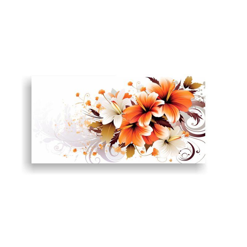 GENERICO - Pintura Juvenil Con Diseño Floral Elegante Y Hermoso En Lie 160x80cm