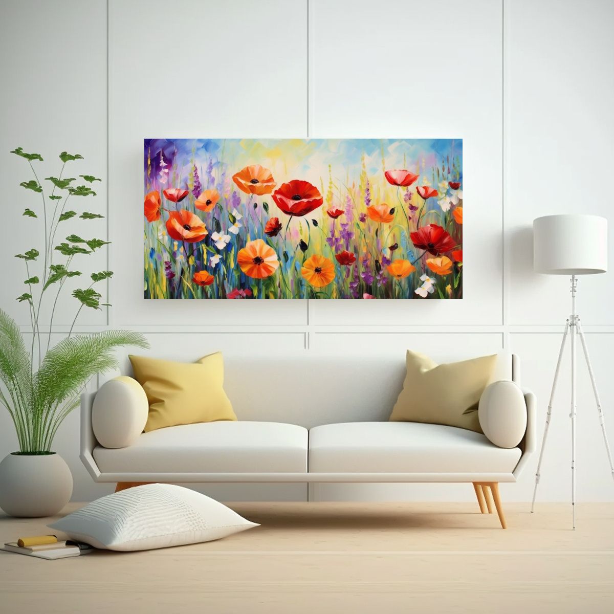 GENERICO - Paisaje Cautivador Inspirado En Leonid Afremov: Composición 160x80cm