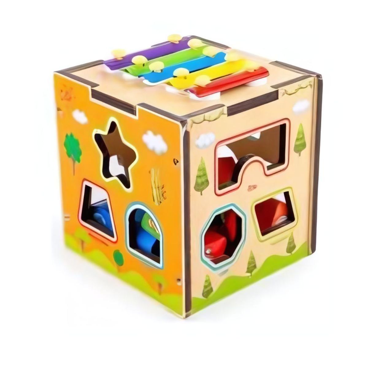 ARTIDIX - Cubo Didáctico Estimulación Temprana Metalófono