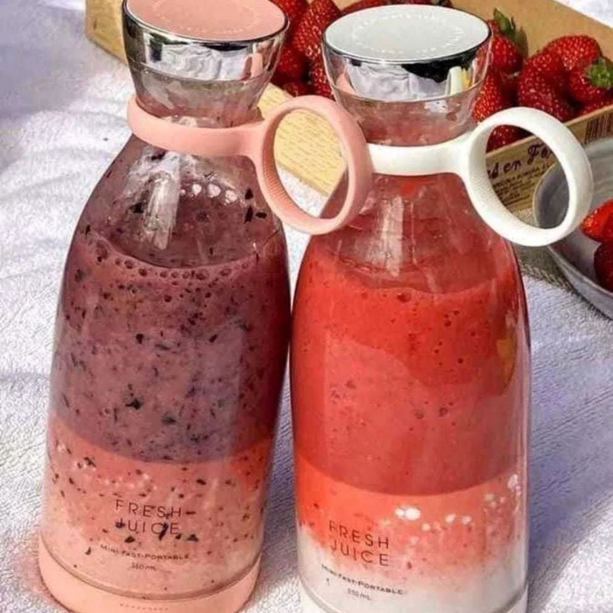 GENERICO - botella licuadora recargable juguera bitidora portatil