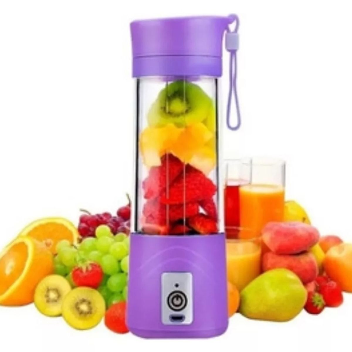 GENERICO - juguera batidora licuadora vaso personal portatil recargable verde