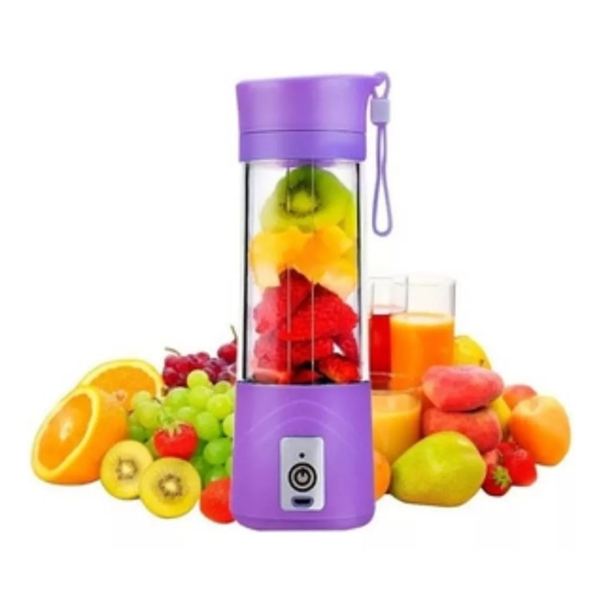 GENERICO - juguera batidora licuadora vaso personal portatil recargable verde