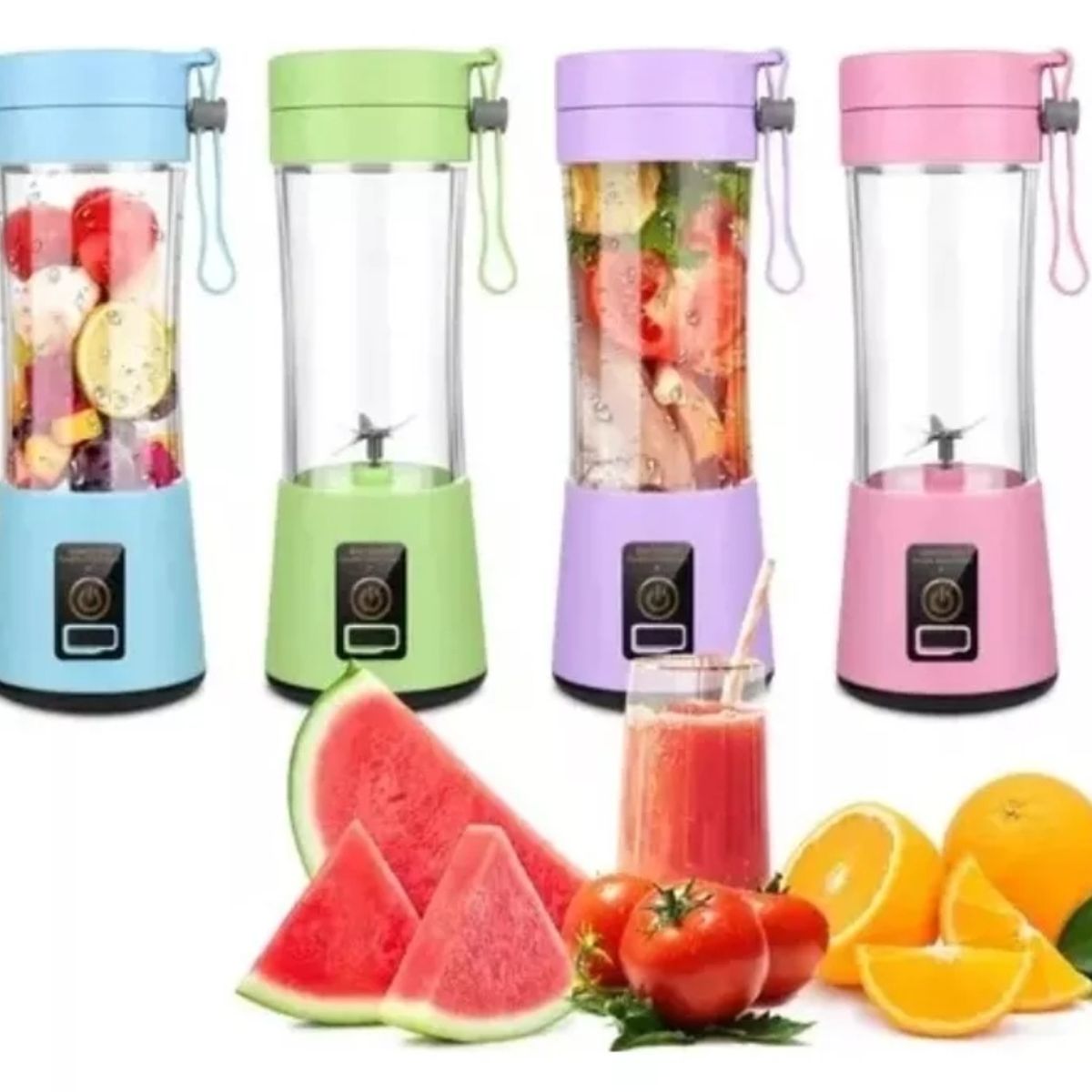 GENERICO - juguera batidora licuadora vaso personal portatil recargable verde