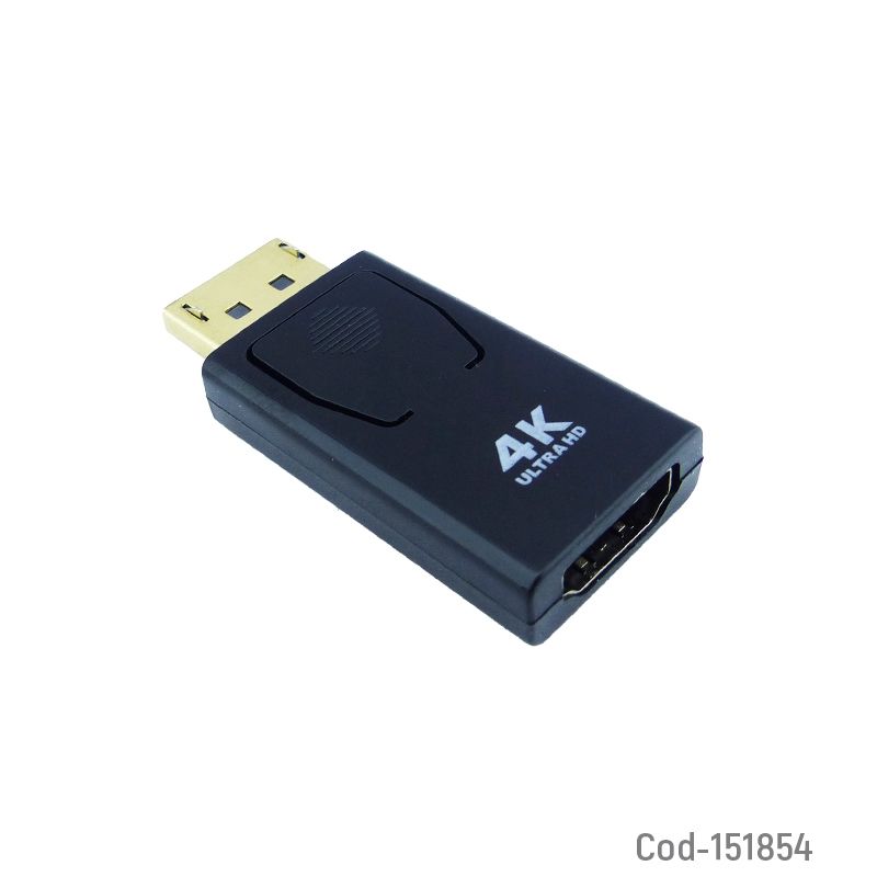 OEM - SET X 2 ADAPTADOR HDTV HEMBRA A DISPLAY PORT MACHO 4K