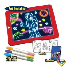 GENERICO - Pack X2 Pizarra Magica Deluxe Pizarras Magicas Pizarra