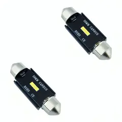 OEM - LED COB CANBUS 39 MM LUZ BLANCA SET X 2 PCS EN BLISTER
