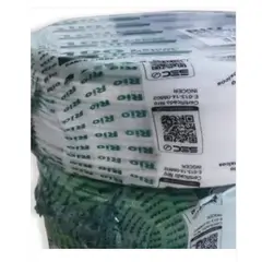 GENERICO - Cable Eléctrico Eva 15mm Blanco Libre De Halógeno 100metros